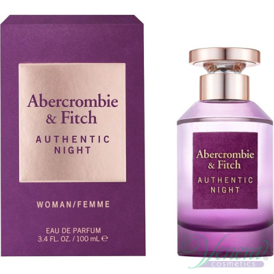 Abercrombie & Fitch Authentic Night Woman EDP 100ml за Жени Дамски Парфюми 