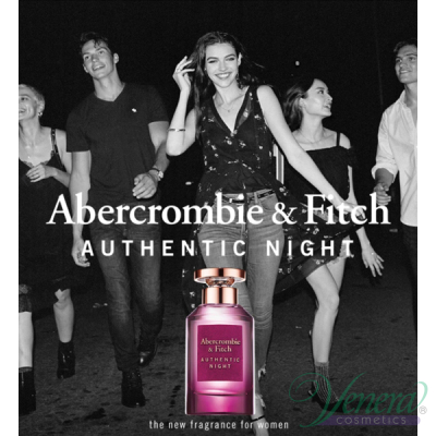 Abercrombie & Fitch Authentic Night Woman EDP 30ml за Жени Дамски Парфюми 