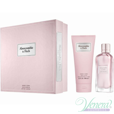 Abercrombie & Fitch First Instinct for Her Комплект (EDP 100ml + BL 200ml) за Жени Дамски Комплекти