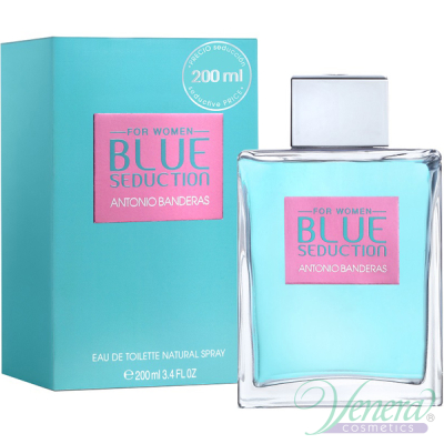 Antonio Banderas Blue Seduction EDT 200ml за Жени Дамски Парфюми