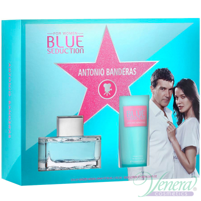 Antonio Banderas Blue Seduction Комплект (EDT 50ml + BL 100ml) за Жени Дамски Комплект