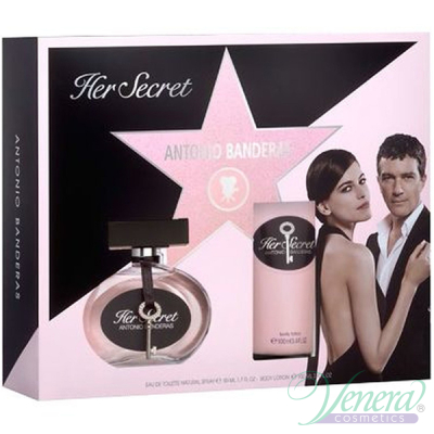 Antonio Banderas Her Secret Комплект (EDT 50ml + BL 100ml) за Жени Дамски Комплекти