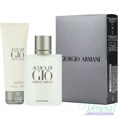 Armani Acqua Di Gio Комплект (EDT 50ml + AS Balm 75ml) за Мъже Мъжки комплекти