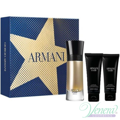 Armani Code Absolu Комплект (EDP 60ml + AS Balm 75ml + SG 75ml) за Мъже Мъжки Комплекти
