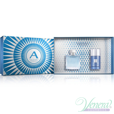 Azzaro Chrome Комплект (EDT 50ml + Deo Stick 75ml) за Мъже Мъжки Комплекти