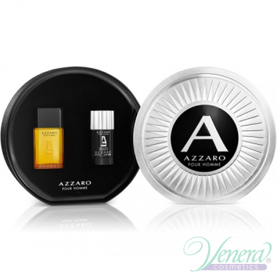 Azzaro Pour Homme Комплект (EDT 50ml + Deo Stick 75ml) за Мъже Мъжки Комплекти