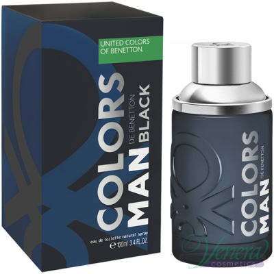 Benetton Colors Man Black EDT 100ml за Мъже Мъжки Парфюми