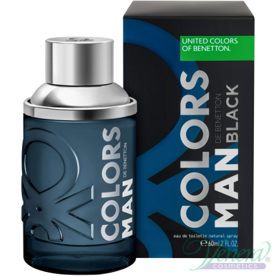 Benetton Colors Man Black EDT 60ml за Мъже Мъжки Парфюми