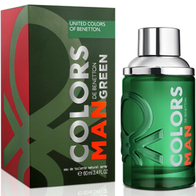 Benetton Colors Man Green EDT 60ml за Мъже Мъжки Парфюми