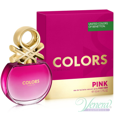 Benetton Colors de Benetton Pink EDT 50ml за Жени Дамски Парфюми