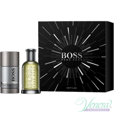Boss Bottled Комплект (EDT 50ml + Deo Stick 75ml) за Мъже За Мъже