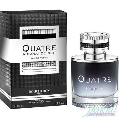 Boucheron Quatre Absolu de Nuit Pour Homme EDP 50ml за Мъже Мъжки Парфюми