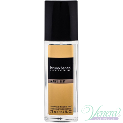 Bruno Banani Man's Best Deo Spray 75ml за Мъже Мъжки продукти за лице и тяло