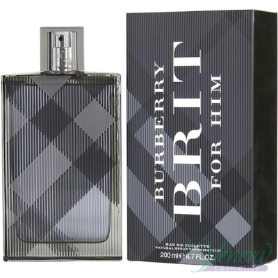 Burberry Brit EDT 200ml за Мъже Мъжки Парфюми