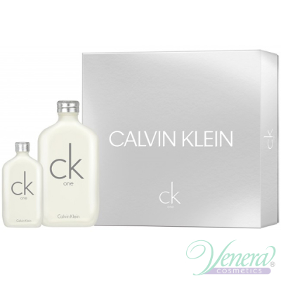 Calvin Klein CK One Комплект (EDT 200ml + EDT 50ml) за Мъже и Жени Мъжки и Дамски Комплекти