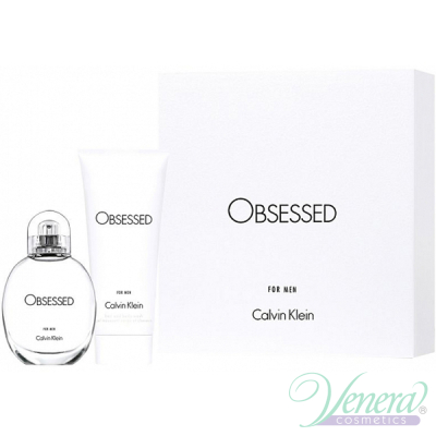 Calvin Klein Obsessed For Men Комплект (EDT 75ml + Hair & Body Wash 100ml) за Мъже Мъжки Комплекти