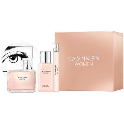 Calvin Klein Women Комплект (EDP 100ml + EDP 10ml + BL 100ml) за Жени Дамски Комплекти