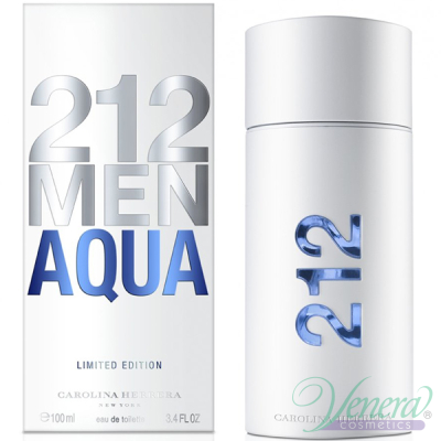 Carolina Herrera 212 Men Aqua EDT 100ml за Мъже Мъжки Парфюми