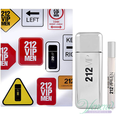 Carolina Herrera 212 VIP Men Комплект (EDT 100ml + EDT 10ml) за Мъже Мъжки Комплекти