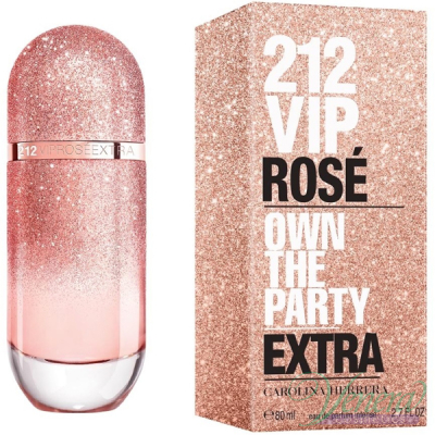 Carolina Herrera 212 VIP Rose Extra EDP 80ml за Жени БЕЗ ОПАКОВКА Дамски Парфюми без опаковка