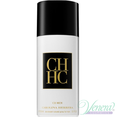 Carolina Herrera CH Deo Spray 150ml за Мъже Мъжки продукти за лице и тяло