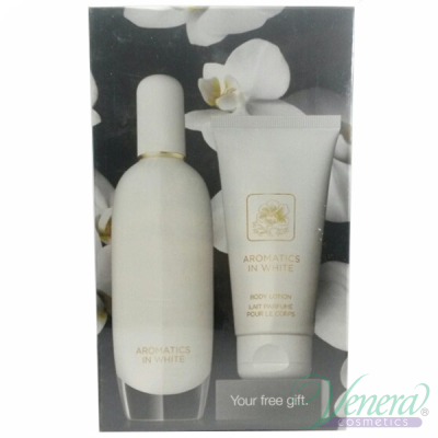 Clinique Aromatics in White Комплект (EDP 100ml + BL 75ml) за Жени Дамски Комплекти