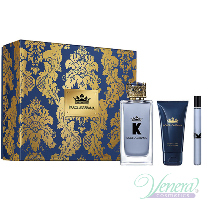 Dolce&Gabbana K by Dolce&Gabbana Set (EDT 100ml + EDT 10ml + SG 50ml) за Мъже Мъжки Комплекти