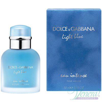 D&G Light Blue Eau Intense Pour Homme EDP 50ml за Мъже Мъжки Парфюми