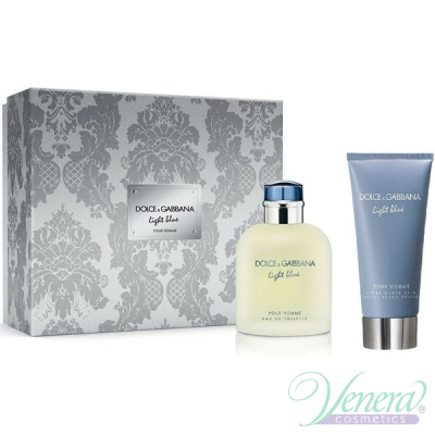 D&G Light Blue Комплект (EDT 125ml + AS Balm 75ml + SG 50ml) за Мъже Мъжки Комплекти