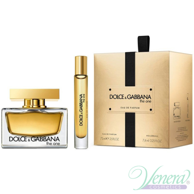 Dolce&Gabbana The One Комплект (EDP 75ml + EDP 7.4ml) за Жени Дамски Комплекти