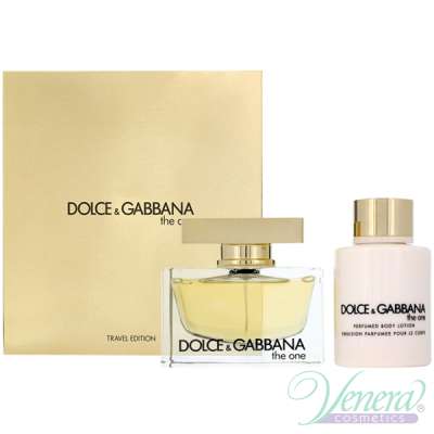 D&G The One Комплект (EDP 75ml + Body Lotion 100ml) за Жени Дамски Комплекти