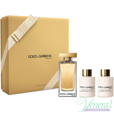 D&G he One Eau de Toilette Set (EDT 100ml + BL 100ml + SG 100ml) за Жени Дамски Комплекти