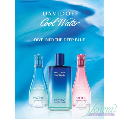 Davidoff Cool Water Pacific Summer Edition EDT 100ml за Жени БЕЗ ОПАКОВКА Дамски Парфюми без опаковка