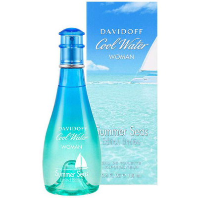 Davidoff Cool Water Summer Seas EDT 100ml за Жени БЕЗ ОПАКОВКА Дамски Парфюми без опаковка