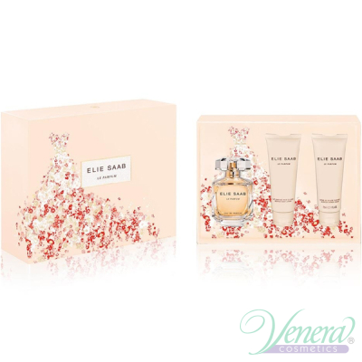 Elie Saab Le Parfum Комплект (EDP 90ml + BL 75ml + SG 75ml) за Жени Дамски Комплекти