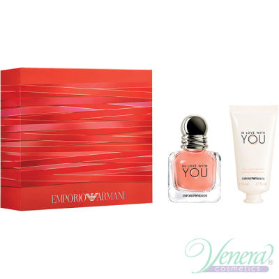 Emporio Armani In Love With You Комплект (EDP 30ml + Body Lotion 50ml) за Жени Дамски Комплекти