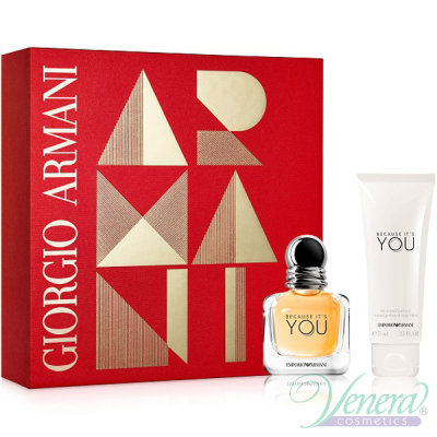 Emporio Armani Because It's You Комплект (EDP 30ml + BL 75ml) за Жени Дамски Комплекти