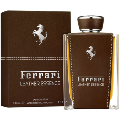Ferrari Leather Essence EDP 100ml за Мъже БЕЗ ОПАКОВКА Мъжки Парфюми без опаковка