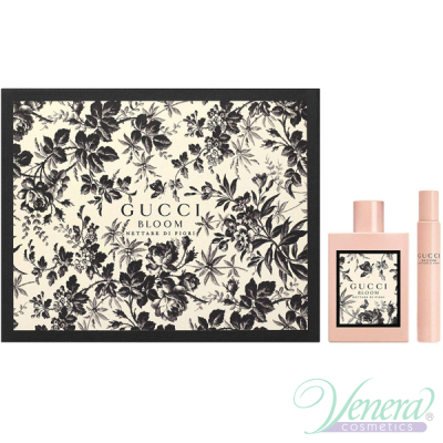 Gucci Bloom Nettare di Fiori Комплект (EDP 100ml + EDP 7.4ml) за Жени Дамски Комплекти