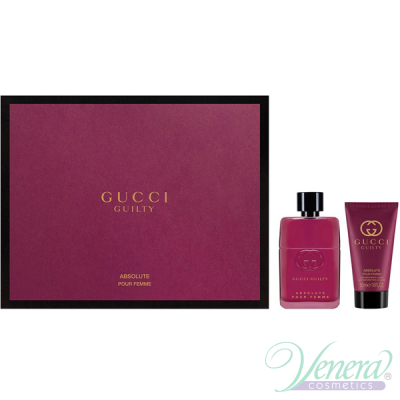 Gucci Guilty Absolute Pour Femme Комплект (EDP 50ml + BL 50ml) за Жени Дамски Комплекти