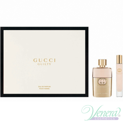 Gucci Guilty Eau de Parfum Комплект (EDP 50ml + EDP 7,4ml Roller Ball) за Жени Дамски Комплекти