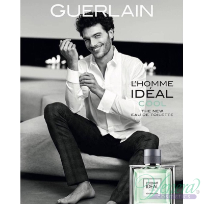 Guerlain L'Homme Ideal Cool EDT 100ml за Мъже БЕЗ ОПАКОВКА Мъжки Парфюми без опаковка