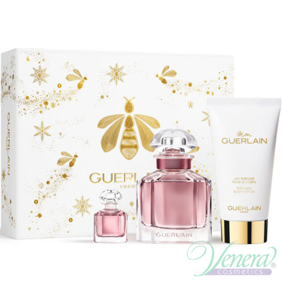 Guerlain Mon Guerlain Intense Set (EDP 50ml + BL 75ml + EDP 5ml) за Жени Дамски Парфюми 