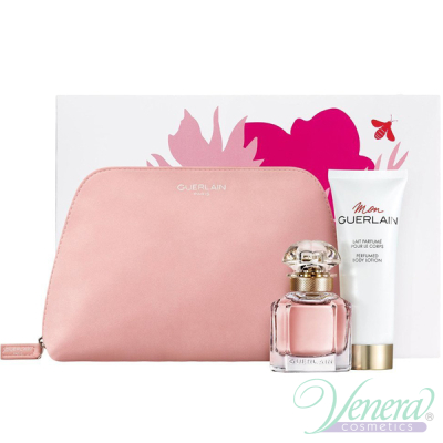 Guerlain Mon Guerlain Комплект (EDP 30ml + BL 75ml + Bag) за Жени Дамски Комплекти