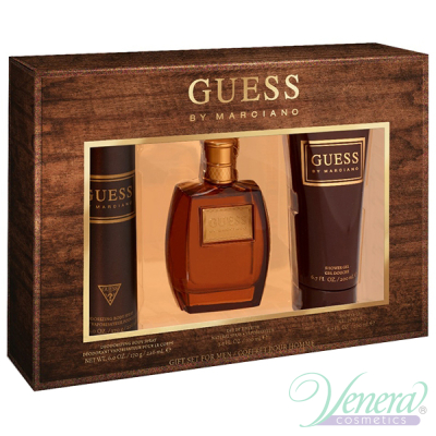 Guess By Marciano Set (EDT 100ml + SG 200ml + Deo Spray 226ml) за Мъже Мъжки Комплекти