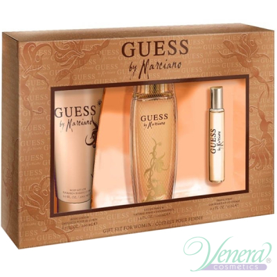 Guess By Marciano Комплект (EDT 100ml + EDT 15ml + BL 200ml) за Жени Дамски Комплекти