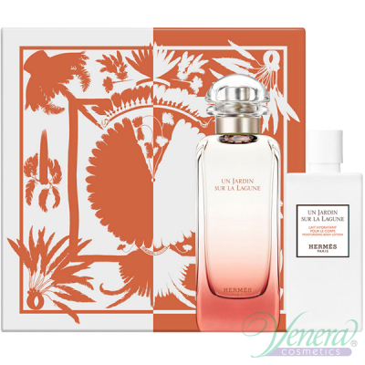 Hermes Un Jardin Sur La Lagune Комплект (EDT 100ml + BL 80ml) за Мъже и Жени Унисекс Комплекти