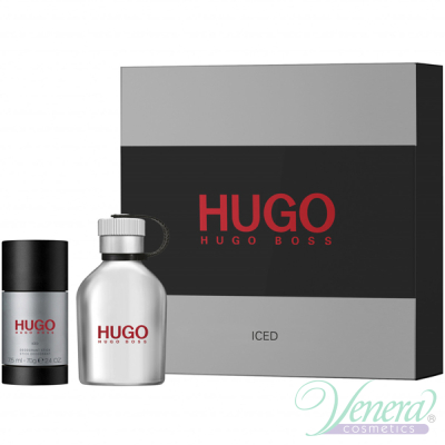 Hugo Boss Hugo Iced Комплект (EDT 75ml + Deo Stick 75ml) за Мъже Мъжки Комплекти