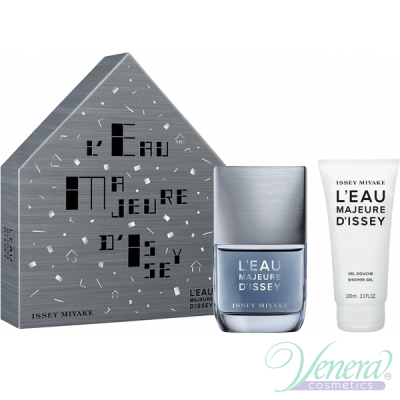 Issey Miyake L'Eau Majeure D'Issey Комплект (EDT 50ml + SG 75ml) за Мъже Мъжки Комплекти
