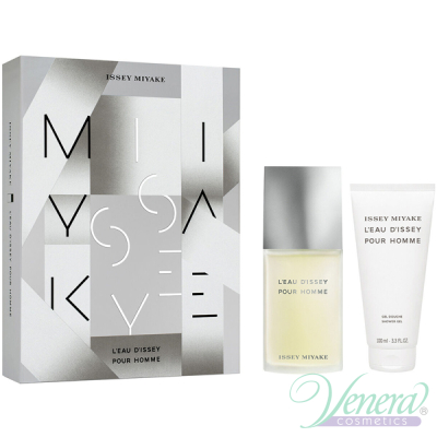 Issey Miyake L'Eau D'Issey Pour Homme Комплект (EDT 75ml + SG 100ml) за Мъже Мъжки Комплекти